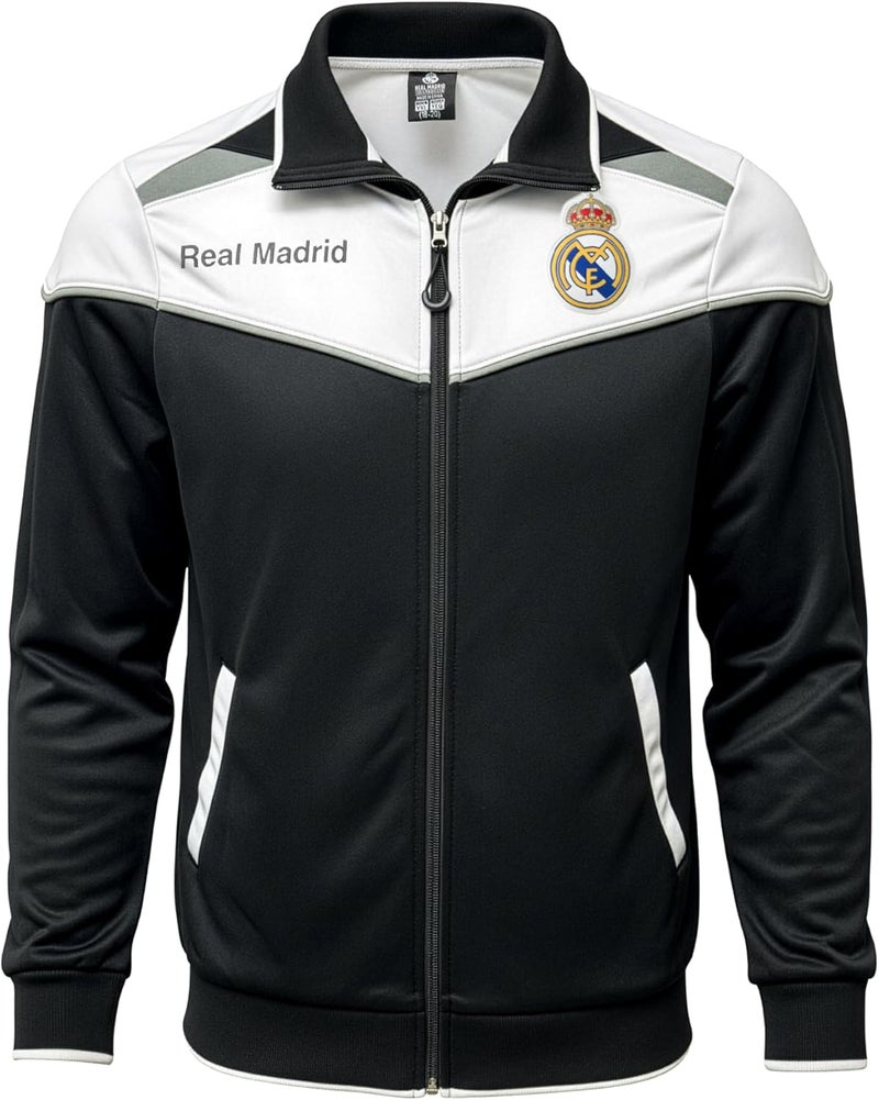 Icon Sports Real Madrid Legacy Track Jacket – Adult Sizes, Official R. Madrid Zip-Up Training Jacket - Image 4